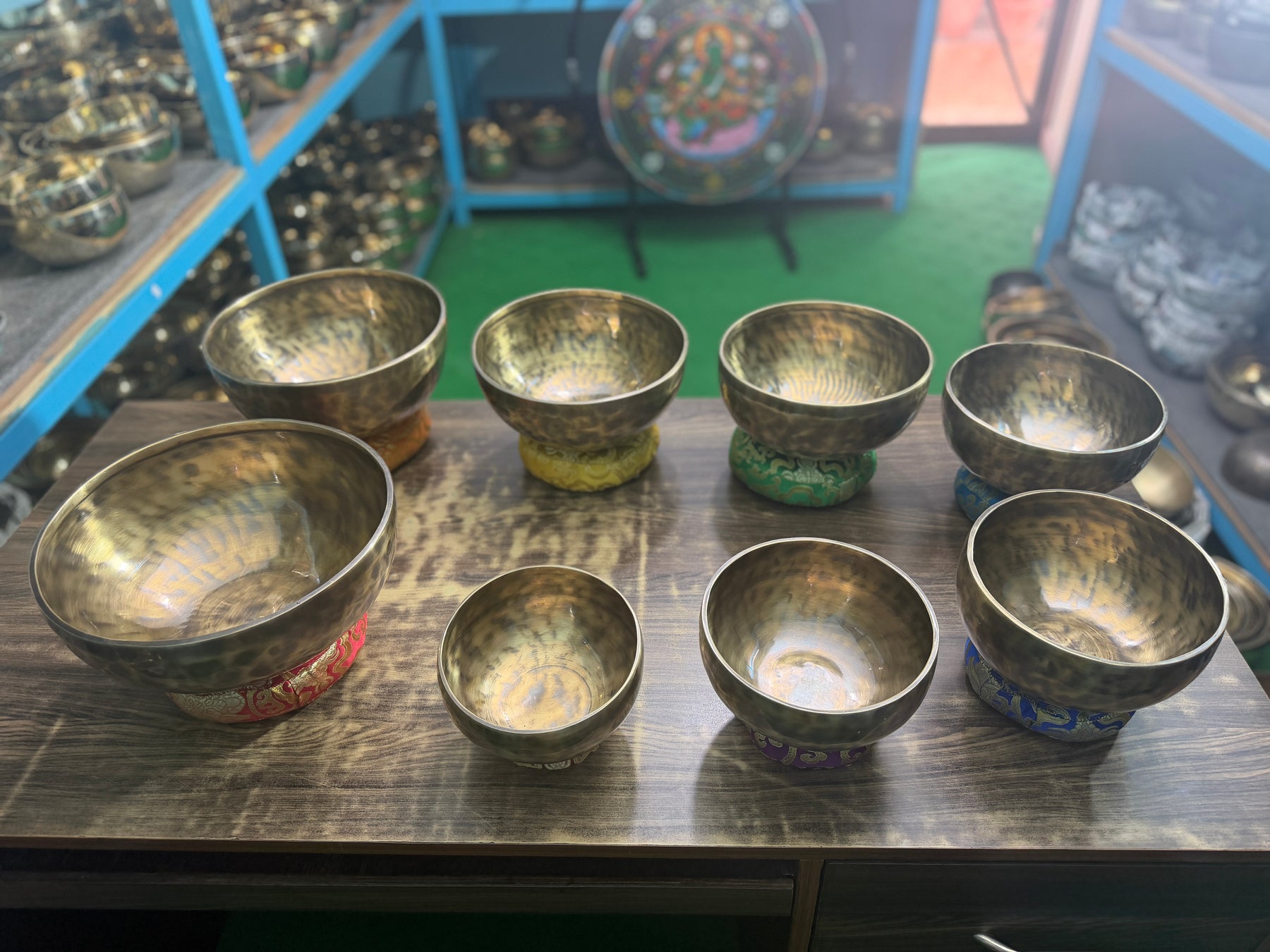 8 Bowl Custom Singing Bowl Set: The Chakra Harmony Hand Selected Set