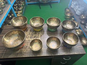 8 Bowl Custom Singing Bowl Set: The Chakra Harmony Hand Selected Set