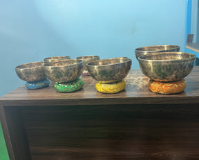 8 Bowl Custom Singing Bowl Set: The Chakra Harmony Hand Selected Set