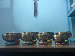 8 Bowl Custom Singing Bowl Set: The Chakra Harmony Hand Selected Set