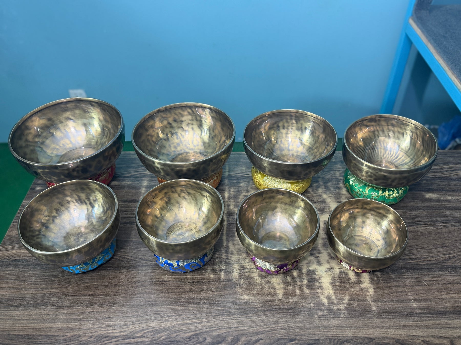 8 Bowl Custom Singing Bowl Set: The Chakra Harmony Hand Selected Set