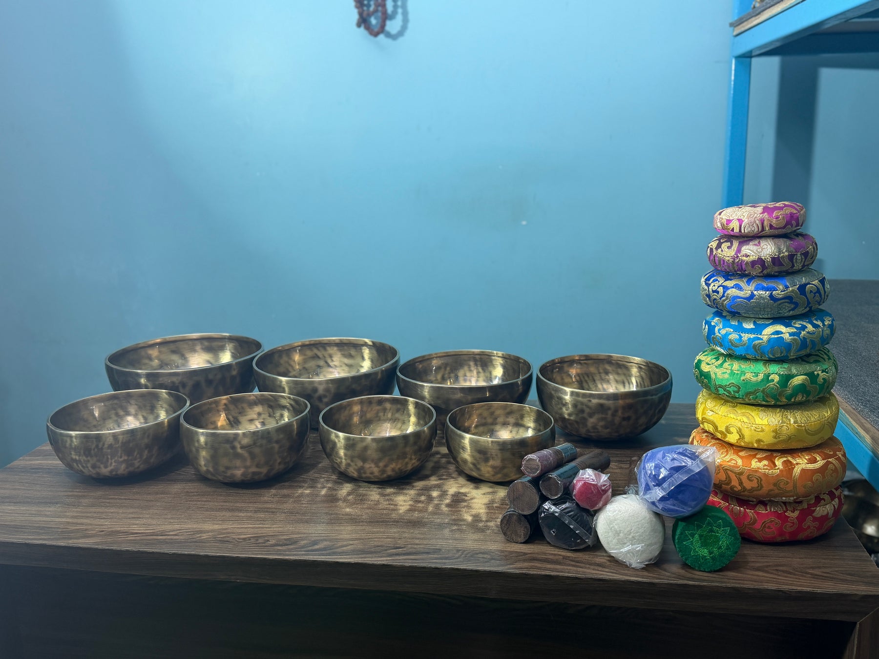 8 Bowl Custom Singing Bowl Set: The Chakra Harmony Hand Selected Set