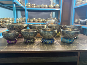 8 Bowl Custom Singing Bowl Set: The Chakra Harmony Hand Selected Set 2