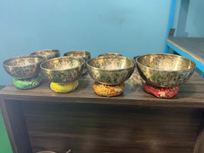 8 Bowl Custom Singing Bowl Set: The Chakra Harmony Hand Selected Set 2