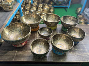 8 Bowl Custom Singing Bowl Set: The Chakra Harmony Hand Selected Set 2