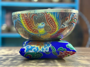 The Dancing Water Bowl I 9 Inch Hand-Painted Singing Bowl I Limited Edition Run.