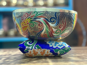 The Dancing Water Bowl I 9 Inch Hand-Painted Singing Bowl I Limited Edition Run.
