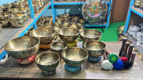 8 Bowl Custom Singing Bowl Set: The Chakra Harmony Hand Selected Set 2