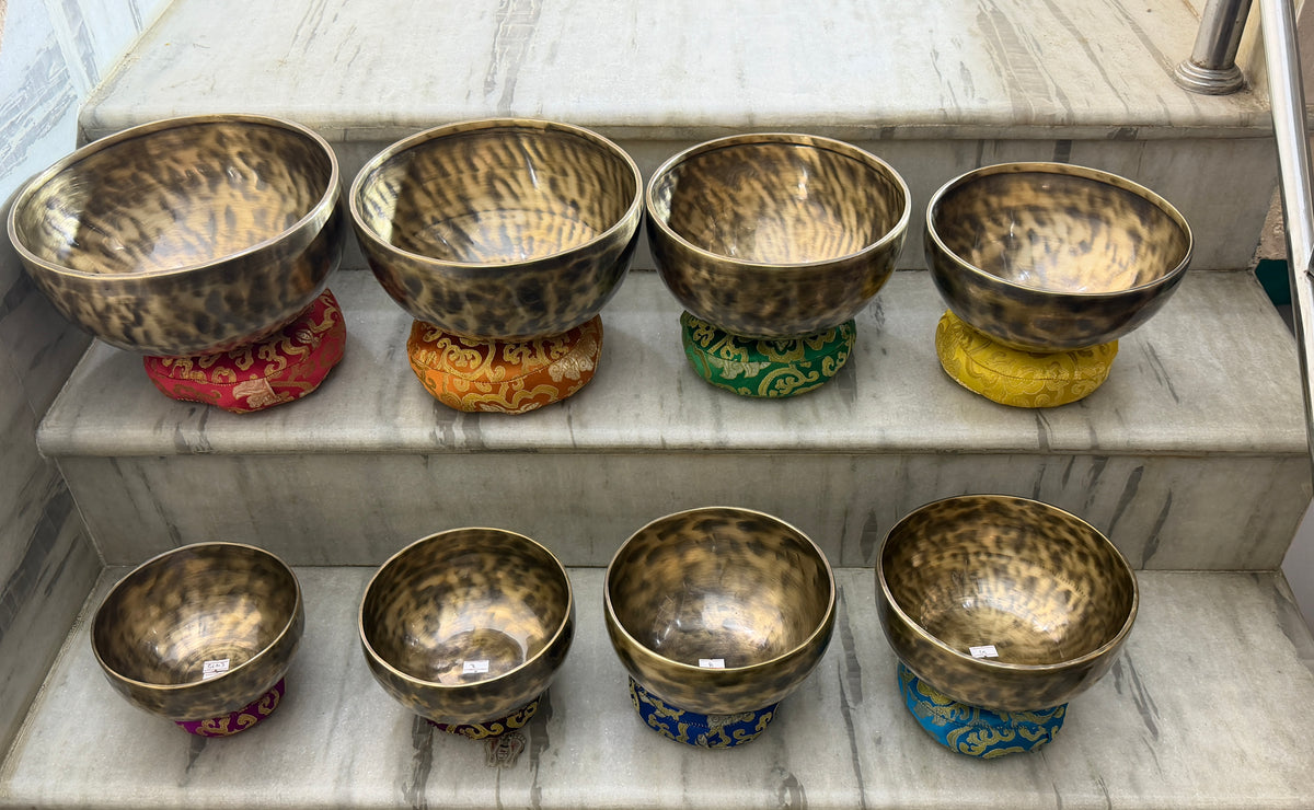 8 Bowl Custom Singing Bowl Set: The Chakra Harmony Hand Selected Set 3