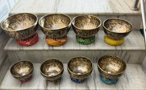 8 Bowl Custom Singing Bowl Set: The Chakra Harmony Hand Selected Set 3