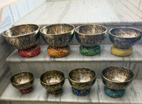 8 Bowl Custom Singing Bowl Set: The Chakra Harmony Hand Selected Set 3