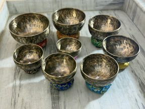 8 Bowl Custom Singing Bowl Set: The Chakra Harmony Hand Selected Set 3