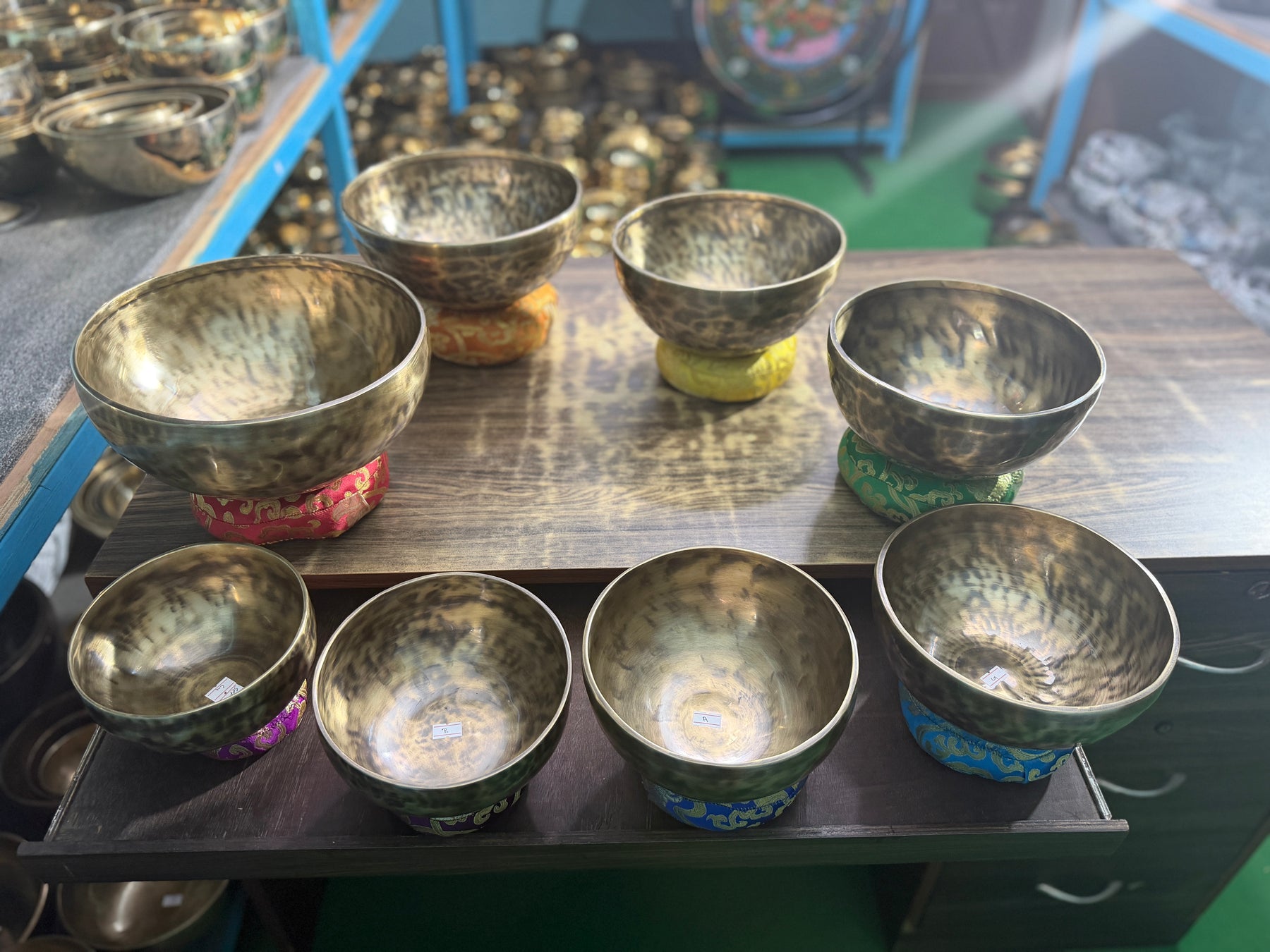 8 Bowl Custom Singing Bowl Set: The Chakra Harmony Hand Selected Set 4