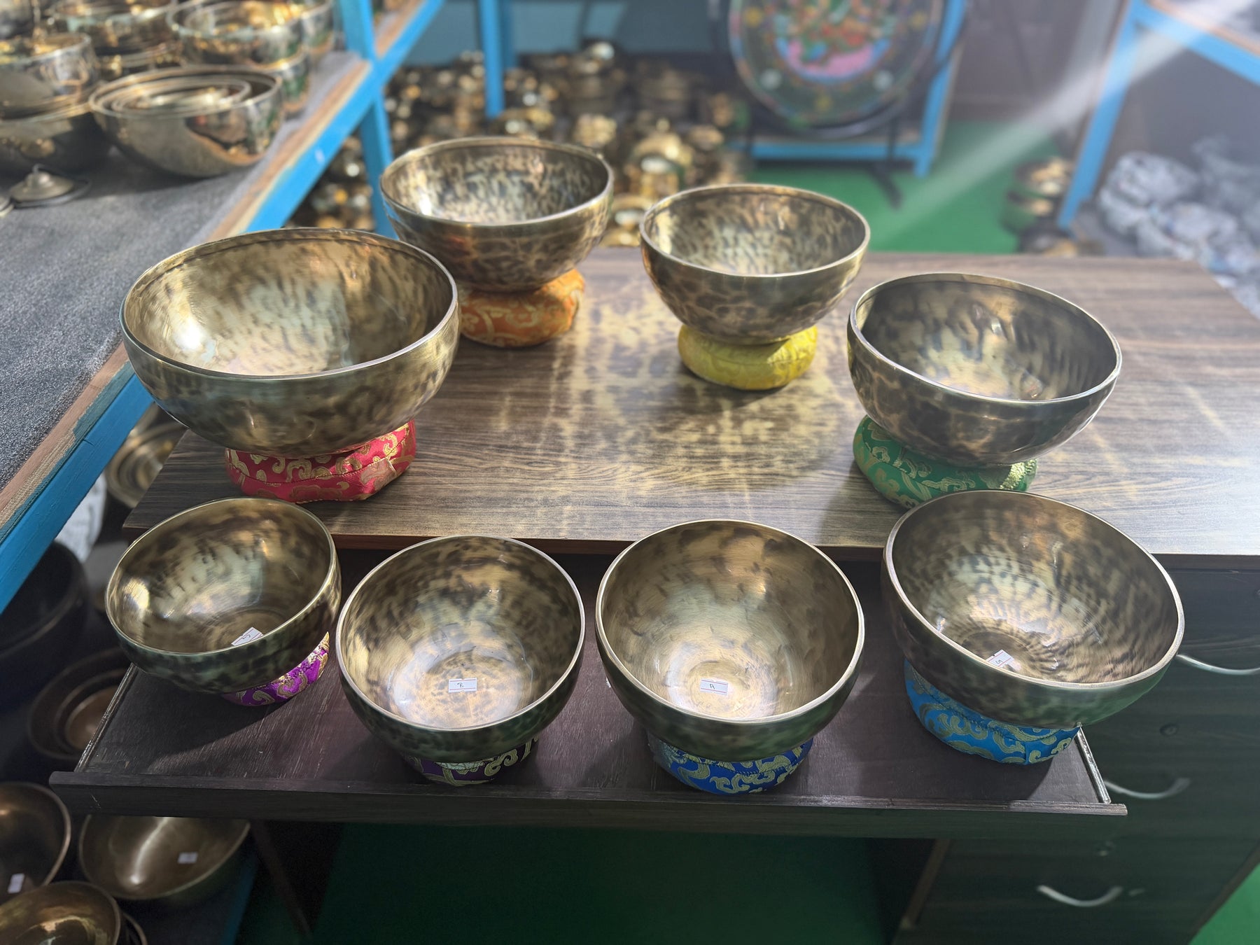 8 Bowl Custom Singing Bowl Set: The Chakra Harmony Hand Selected Set 4