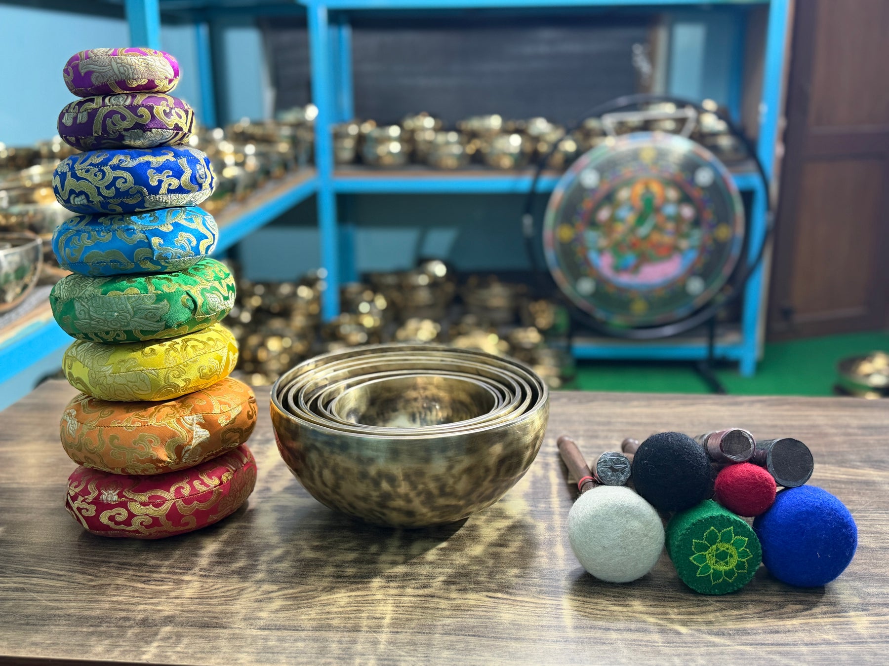 8 Bowl Custom Singing Bowl Set: The Chakra Harmony Hand Selected Set 4