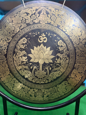 27 Inch Bronze Gong Handmade In Nepal One of One 0001