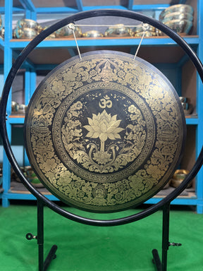27 Inch Bronze Gong Handmade In Nepal One of One 0001