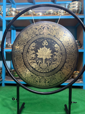 27 Inch Bronze Gong Handmade In Nepal One of One 0001