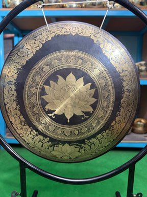 27 Inch Bronze Gong Handmade In Nepal One of One 0002