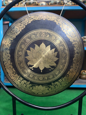 27 Inch Bronze Gong Handmade In Nepal One of One 0002