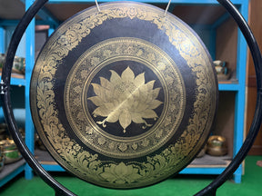 27 Inch Bronze Gong Handmade In Nepal One of One 0002