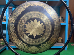 27 Inch Bronze Gong Handmade In Nepal One of One 0002