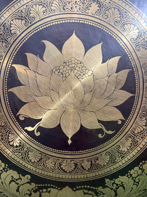 27 Inch Bronze Gong Handmade In Nepal One of One 0002
