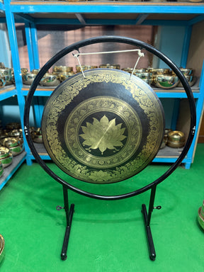 27 Inch Bronze Gong Handmade In Nepal One of One 0002