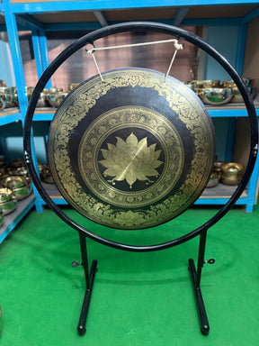 27 Inch Bronze Gong Handmade In Nepal One of One 0002
