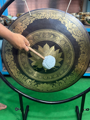 27 Inch Bronze Gong Handmade In Nepal One of One 0002