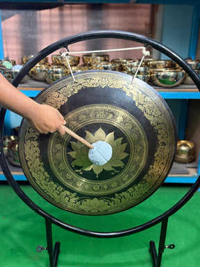 27 Inch Bronze Gong Handmade In Nepal One of One 0002