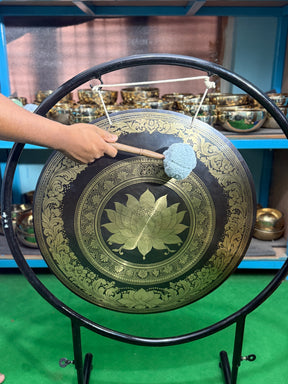 27 Inch Bronze Gong Handmade In Nepal One of One 0002