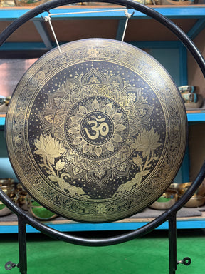 27 Inch Bronze Gong Handmade In Nepal One of One 0003