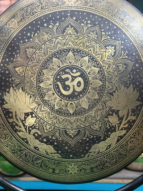 27 Inch Bronze Gong Handmade In Nepal One of One 0003