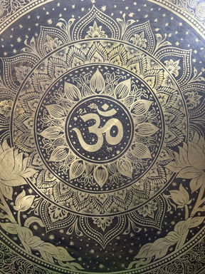 27 Inch Bronze Gong Handmade In Nepal One of One 0003