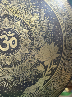 27 Inch Bronze Gong Handmade In Nepal One of One 0003