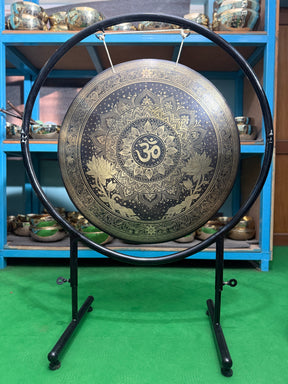 27 Inch Bronze Gong Handmade In Nepal One of One 0003