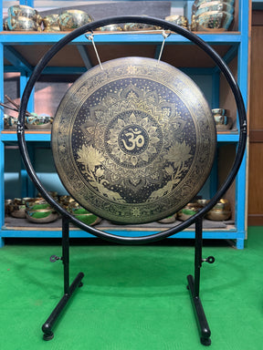 27 Inch Bronze Gong Handmade In Nepal One of One 0003