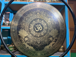27 Inch Bronze Gong Handmade In Nepal One of One 0003