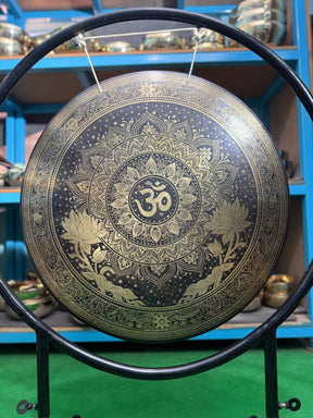 27 Inch Bronze Gong Handmade In Nepal One of One 0003