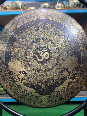 27 Inch Bronze Gong Handmade In Nepal One of One 0003