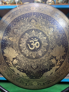 27 Inch Bronze Gong Handmade In Nepal One of One 0003
