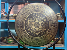 27 Inch Bronze Gong Handmade In Nepal One of One 0004