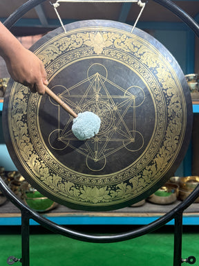 27 Inch Bronze Gong Handmade In Nepal One of One 0005