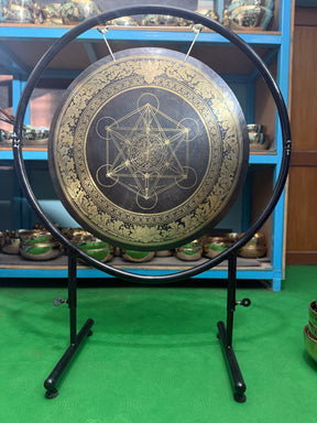 27 Inch Bronze Gong Handmade In Nepal One of One 0005