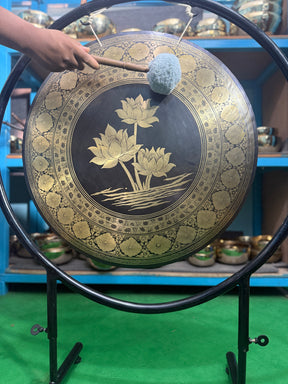 27 Inch Bronze Gong Handmade In Nepal One of One 0006