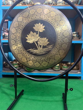27 Inch Bronze Gong Handmade In Nepal One of One 0006