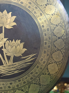 27 Inch Bronze Gong Handmade In Nepal One of One 0006