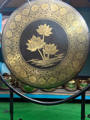 27 Inch Bronze Gong Handmade In Nepal One of One 0006