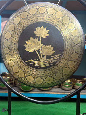 27 Inch Bronze Gong Handmade In Nepal One of One 0006